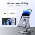 thumbnail image 5 of 【Nuevo】Soporte para teléfono UGREEN, soporte de aluminio para teléfono móvil, soporte para tableta portátil para teléfono Xiaomi Samsung iPhone 16 15 14 Pro, 5 of 5