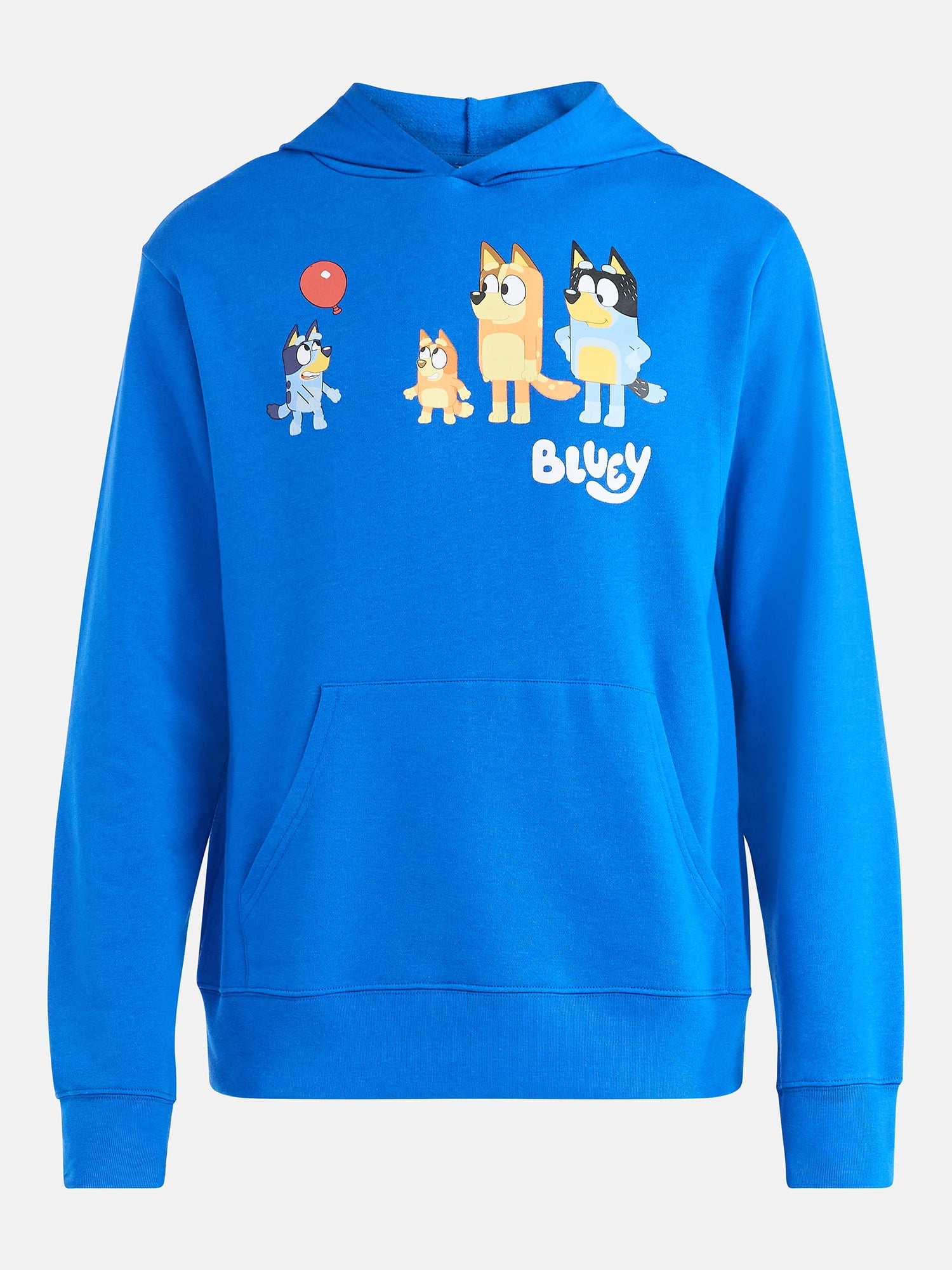 Bluey Men's and Big Men's Graphic Hoodie with Long Sleeves, Sizes XS-5XL