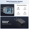 thumbnail image 5 of 45W Samsung Chargeur Rapide, Port USB Type C Cable Chargeur Samsung Ultra Rapide Chargeur Compatible avec (2m), 5 of 5