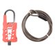 thumbnail image 1 of Bloqueo de cable ajustable, bloqueo de cable de etiquetado Bloqueo de cable ajustable Bloqueo de cerrojo Bloqueo de cable de etiquetado Funcionalidad versátil, 1 of 8