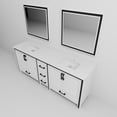 thumbnail image 6 of Ziva 84 in W x 22 in D White Double Bath Vanity, White Quartz Top and 34 in Mirrors, 6 of 8
