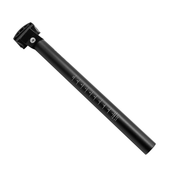Anxingo Bicycle Seat Post with Adjustable Clamp, 30.4 x 350mm Aluminum Alloy Seat Post for Riding