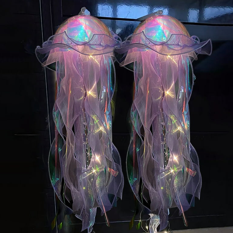 Sparkling Jellyfish LED Lamp, Soft Lighting, Battery-Operated, Creative  Shape, Wide Application, Party Jellyfish Lantern, LED Hanging Lamp, Gift,  Home Supplies 