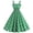 Green #1, variant on Womens Dresses, Women Retro Halter Dress Wrap Breast Polka Dot Print Dress Lace A-Line Dress Halter Crew Neck Dress Leisure Red XL
