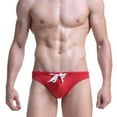 thumbnail image 4 of Sngxgn Boxer Briefs Mens Underwear Men Soft Underwear(Red,M), 4 of 5