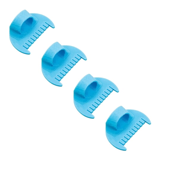 ZOURIH 4 PCS Sewing tool Set - Edge Stitch Lock and Sewing Gauge, Blanket Stitch Guide tool for Hand Sewing, Quilting, Hemming & Crafts - with 4 mm,Blue