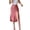 Red, variant on Women'S Leopard Print High Waist Silk Satin Skirt with Elasticized Waistband Red S