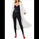 thumbnail image 1 of Suéteres Tipo Cárdigan Largos, Acogedores y Peludos para Mujer, Informales, de Larga y con Abertura Frontal, de Mohair. Lechoso Talla Única, 1 of 10