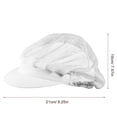 thumbnail image 3 of MOVTOTOP Elastic Breathable Cooking Hat Kitchen Catering Cap for Restaurant Workshop Working 1 Piece, 3 of 8