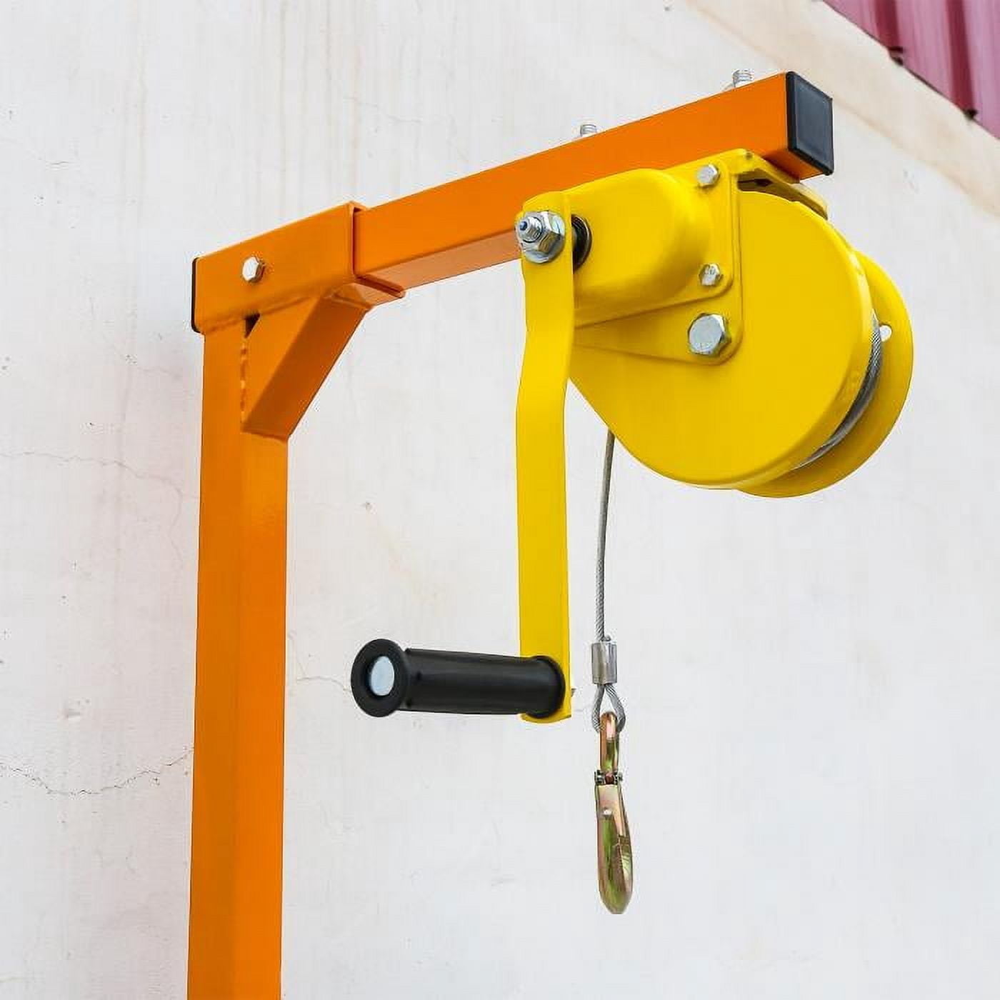 Air Conditioner Lifting Cranes, Stainless Steel, 400 LBS Load Capacity, High-Efficiency Install, Split Assembly, Air Conditioner Hoist, Home, Business, Apartment Complex