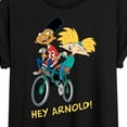 thumbnail image 3 of Hey Arnold! - Arnold and Gerald on Bike - Women's Oversized T-Shirt, 3 of 5