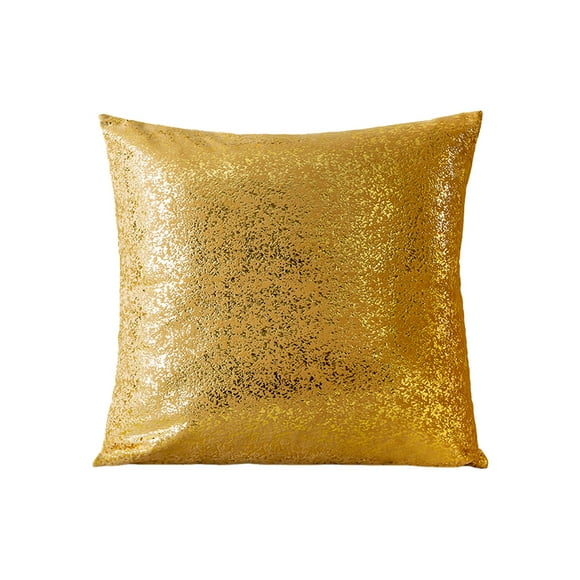 Velvet Snowflake Hot Stamping Pillow Cover