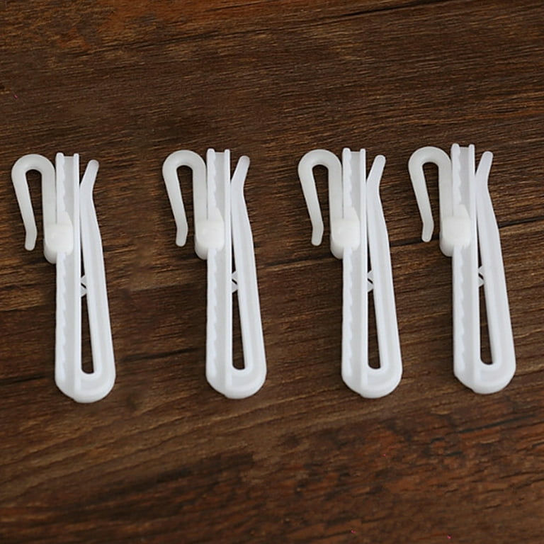 100 Pcs 100pcs (lift Hook 7 Cm) Window Curtains Adjustable Curtain Hooks  Shower Hooks Drapes Plastic Hook 