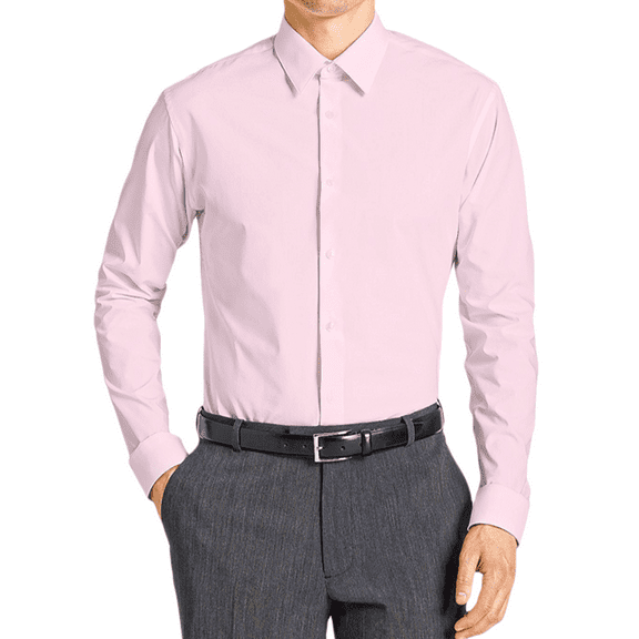Mens Dress Shirts, Solid Modern Fit Office Shirts