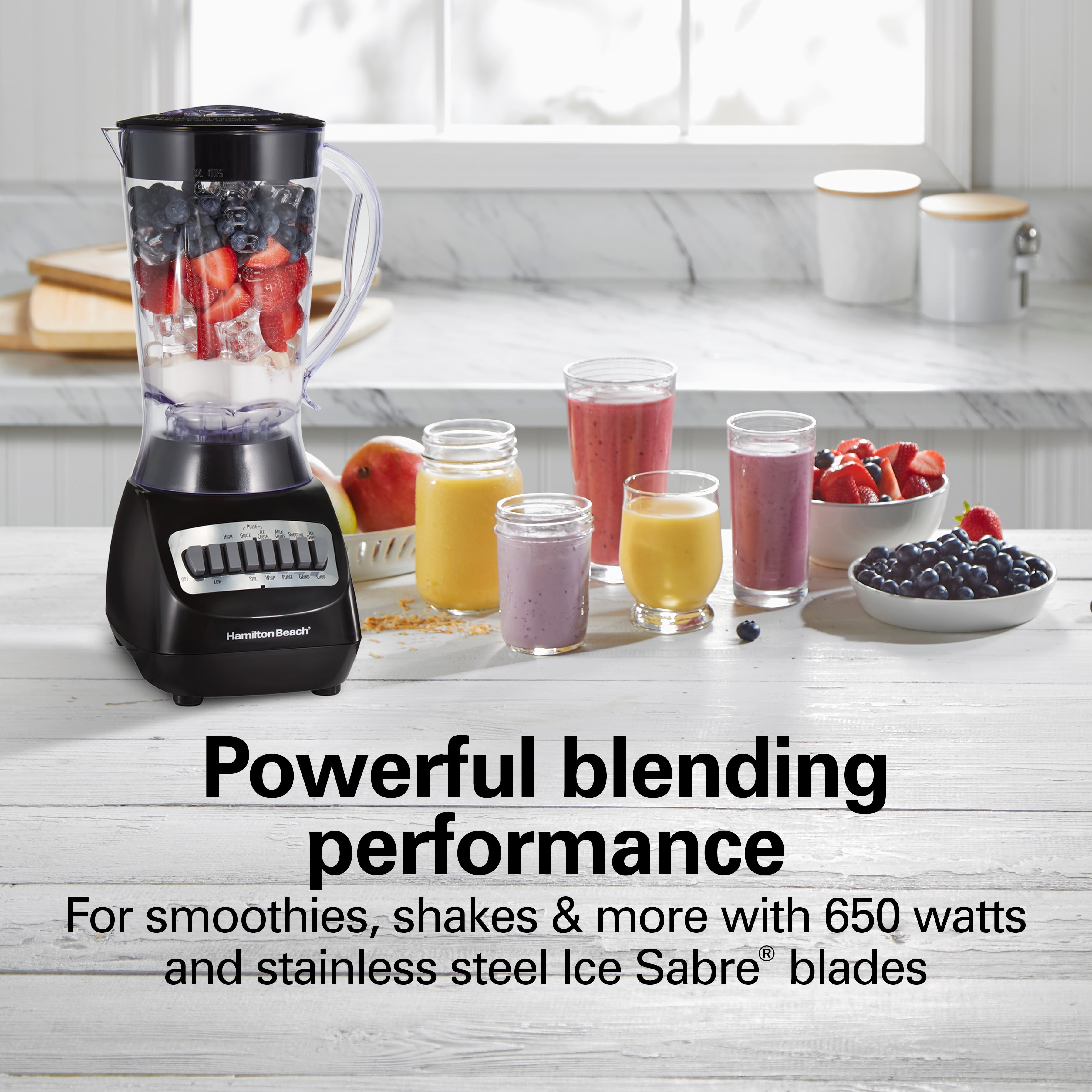 Hamilton Beach 10 Speed Smoothie Blender - Black