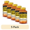 (5 pack) Mason Natural Activated Charcoal 520 mg 60 Caps