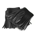 thumbnail image 2 of Motorcycle Saddlebag Craft, Retro Weatherproof Soft 70CM Long Artificial Leather Foot Pedal Saddlebag Fringe 2PCS  For Modification, 2 of 8