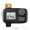 thumbnail image 3 of HaoXun 1-Way Brass Water Timer for Garden Hose - H3/4'' External Thread Automatic Irrigation Timer with Safety Lock Function, IP55 Waterproof, Battery-Operated for Outdoor Lawn Sprinkler Systems, 3 of 6