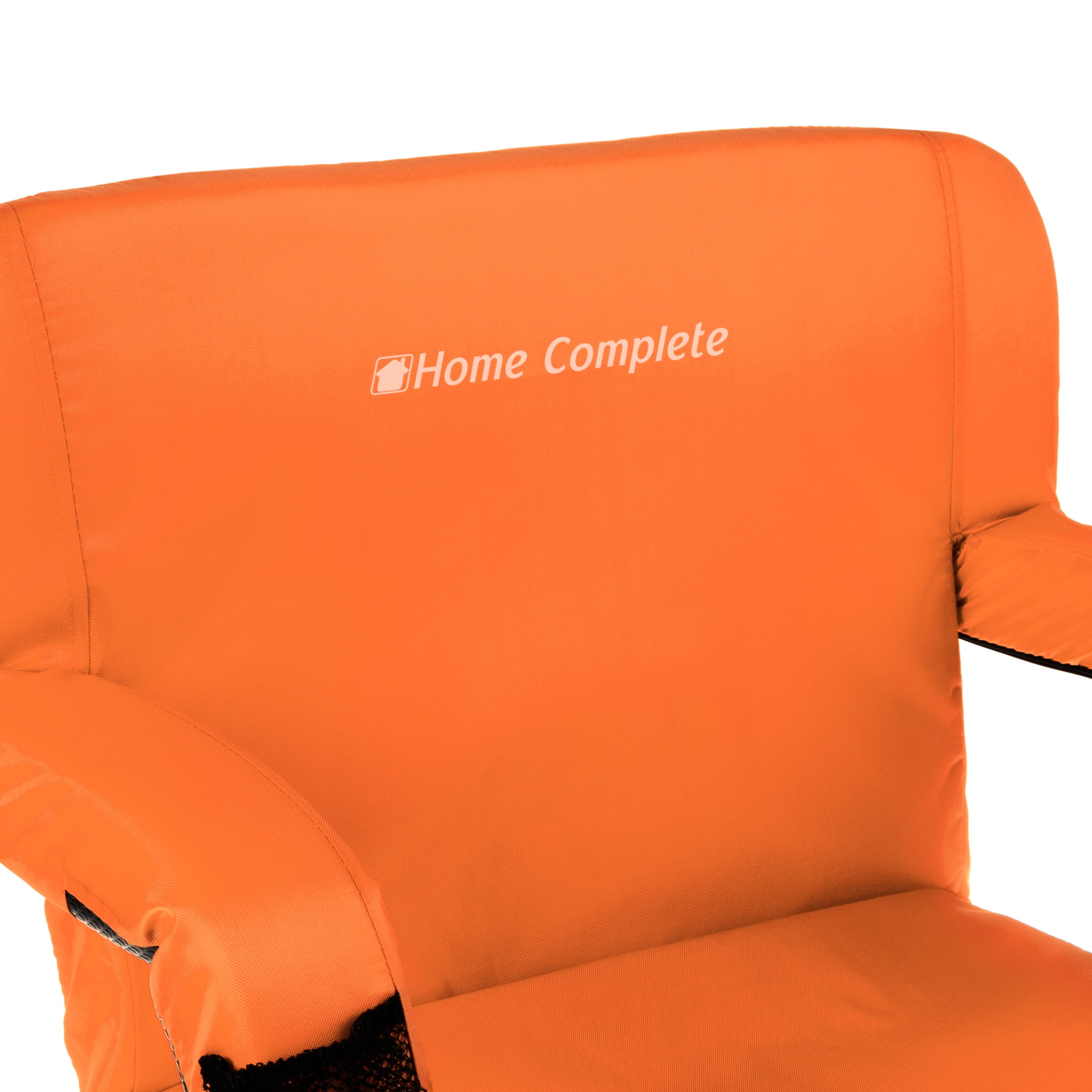 BirdRock Home Orange Bleacher Folding Chair with Padded Seat (Outdoor) in  the Bleacher Cushions & Seats department at