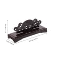 thumbnail image 2 of OULII 2Pcs Brown Plastic Hand Fan Stand for Home Decor Japanese Folding Fan Holder, 2 of 7