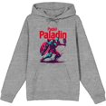 thumbnail image 4 of Padel Paladin Adult Heather Gray Long Sleeve Hoodie-Medium, 4 of 6