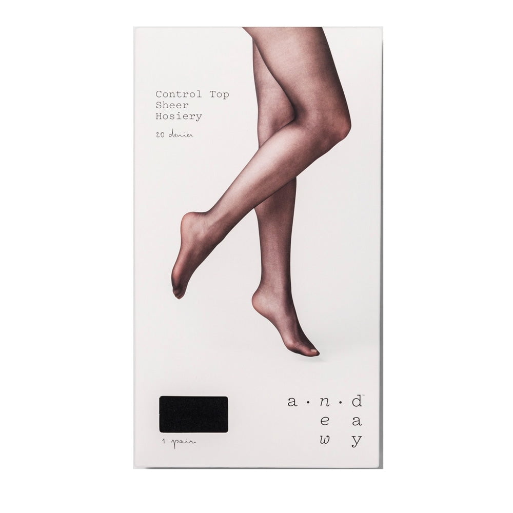 A New Day Woman’s Black/Ebony Opaque Tights Hosiery Pantyhose M/L (Open  Box) 