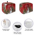 thumbnail image 5 of Toaster Cover 4 Slice, Red Christmas Dustproof Bakeware Oven Protector with Top Hook, Snowman Xmas Tree Snowflake Gifts Elk Waterproof Small Kitchen Appliance Toasters Dust Cover, 12"x11"x8", 5 of 9