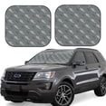 thumbnail image 1 of JUNZAN Cute Shark Pattern Car Windshield Sun Shade | Reflective Sunshade | Foldable 2-Piece Sun Shield Protect Your Car | Fits Sedans, SUVs, Hatchbacks-Large, 1 of 6