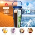 thumbnail image 5 of Turtle Tumbler 30oz,Turtle Lovers Gifts for Women Funny Birthday Gift for Youth Kids Travel Coffee Mug Cup Stainless Steel Tumbler with Handle, 5 of 6