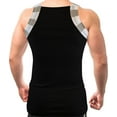thumbnail image 2 of Different Touch 2 Pack Male Regular Square Cut Two Ton Trim Tank Top, 2 of 2
