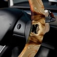 thumbnail image 5 of Christmas 14.5 Inch Printing PVC Leather Car Wheel Covers Steering Wheel Covers Auto Accessories, 5 of 6