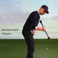 thumbnail image 2 of CSChome Aluminum Alloy Golf Grip Golf Training Grip Aluminum Alloy Right Hand Swing Aid Club Handle Beginner Practice Tool, 2 of 6