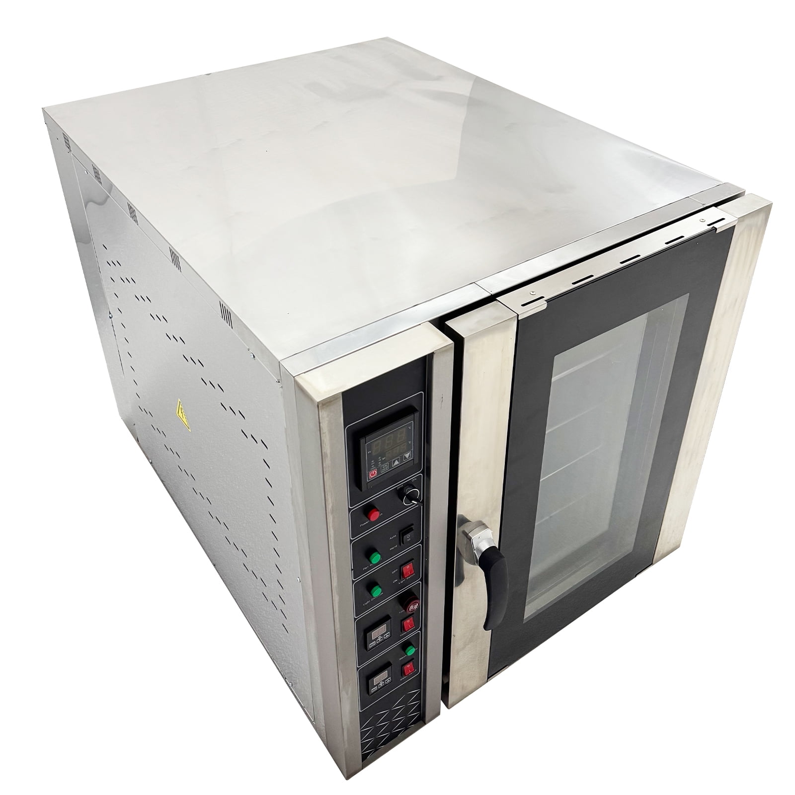 Countertop Electric Steam Convection Oven Hot Air Circulation System Stainless Steel with 5 Trays 220V 3PH