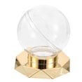 thumbnail image 6 of Worgeous Baseball Holder Display Case Baseball Display Case with Golden Base Transparent Cover for Sports Memorabilia, 6 of 8