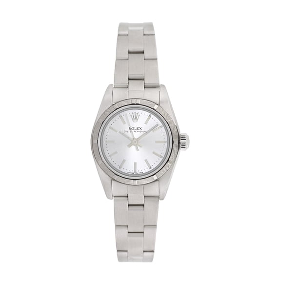 Pre-Owned Rolex Women's Oyster Perpetual 25mm Stainless Steel Oyster Wristwatch