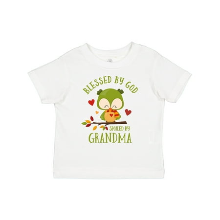 

Inktastic Spoiled by Grandma TG Owl Gift Toddler Boy or Toddler Girl T-Shirt