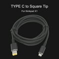 thumbnail image 3 of Cable De Carga USB Tipo C A Punta Delgada, Cable De Carga Tipo C A Punta Cuadrada De 6 Pies De Longitud, Conector De 135W 11x4,5mm Para Portátil, 3 of 8