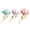 multicolor, variant on Magnolia Brooch Zinc Alloy Pin with Oil Dripping Process Decorative Pin T-Shirts Dresses Coats Badge Jewelry Accessory