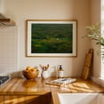 thumbnail image 3 of Sunset View, Pilot Mountain 01 - Pilot Mountain North Carolina Photography Oak Framed Wall Art Print 20 x 30 inches, 3 of 6