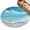 Blue, variant on Round Area Rugs 6Ft, Summer Ocean Non-Slip Washable Circle Rugs Carpet, Coastal Blue Sky Sea Waves Natural Scenery Indoor Outdoor Rug Floor Mats Throw Runner for Bedroom Living Room Bathroom