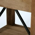 thumbnail image 3 of Alaterre Millwork 22" Wood and Zinc Metal End Table with Drawer, 3 of 20
