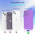 thumbnail image 3 of iPhone 14 Pro Max Case with Camera Protection, Silicone Shockproof Slim Thin Phone Case for iPhone 14 Pro Max  6.7 inch ( Lavender Purple), 3 of 7