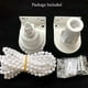thumbnail image 2 of White Curtain Roller Blind Repair Kit with Metal Brackets, Bead Chain, and Holder Set for 30mm Blinds, 2 of 5