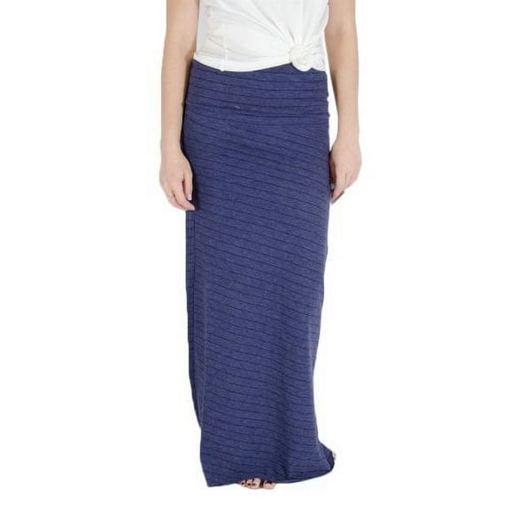 Roxy Junior's Starfish Skirt, True Black Tiny Stripe, Large