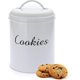 thumbnail image 2 of Lata para galletas, tarros herméticos con tapa, recipiente decorativo para dulces, latas de regalo para hornear, caja de hojalata para almacenar pasteles, pastelería, suministros de, 2 of 3