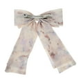 thumbnail image 3 of Unique Bargains 1 Pc Hair Barrettes Fashion Ink Wash Print Bow Hair Clip Purple, 3 of 5