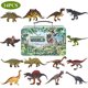 thumbnail image 1 of Juguetes de dinosaurios para niños y niñas con caja de almacenamiento de metal y tapete de FAHZON FAHZON, 1 of 2
