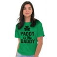 thumbnail image 5 of Funny St Patricks Paddy is the Daddy Women's Graphic T Shirt Tees Brisco Brands S, 5 of 6