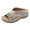 Light Blue, variant on shoper Women's Summer Leather Floral Hollow Out Slide Sandals Outdoor Beach Slippers