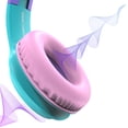 thumbnail image 5 of FosPower Kids Headphones Wired with Microphone, Safe 85db Volume Limited, Adjustable Foldable Children & Teens Over The Ear Headphone for Girls, Boys, School, PC, Tablet, Laptop, Mint / Pink, 5 of 10